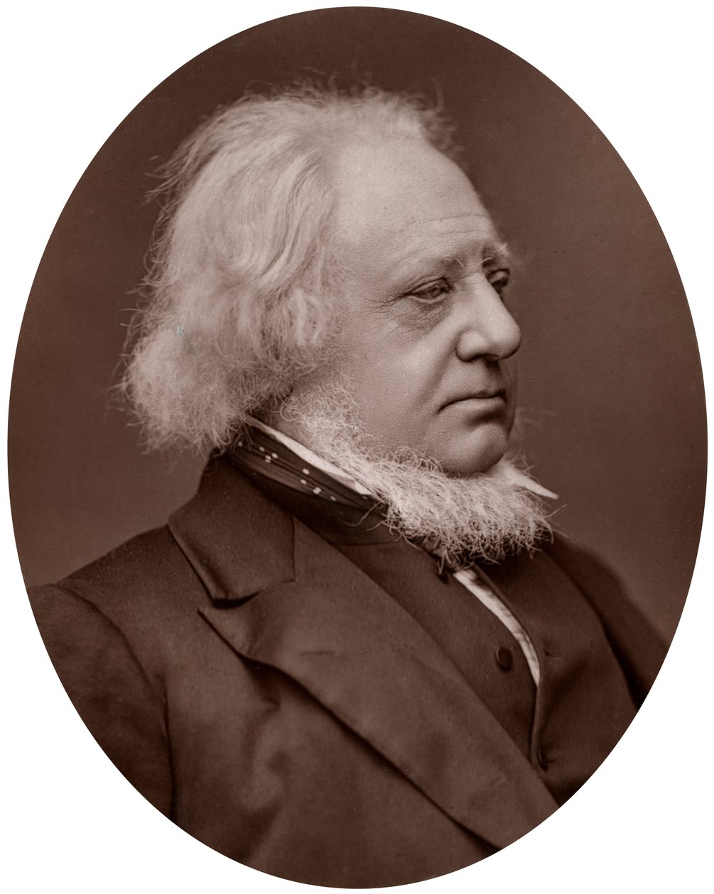 Sir Henry Cole, KCB, britischer Designer, Beamter und Schriftsteller, 1877 von Lock and Whitfield