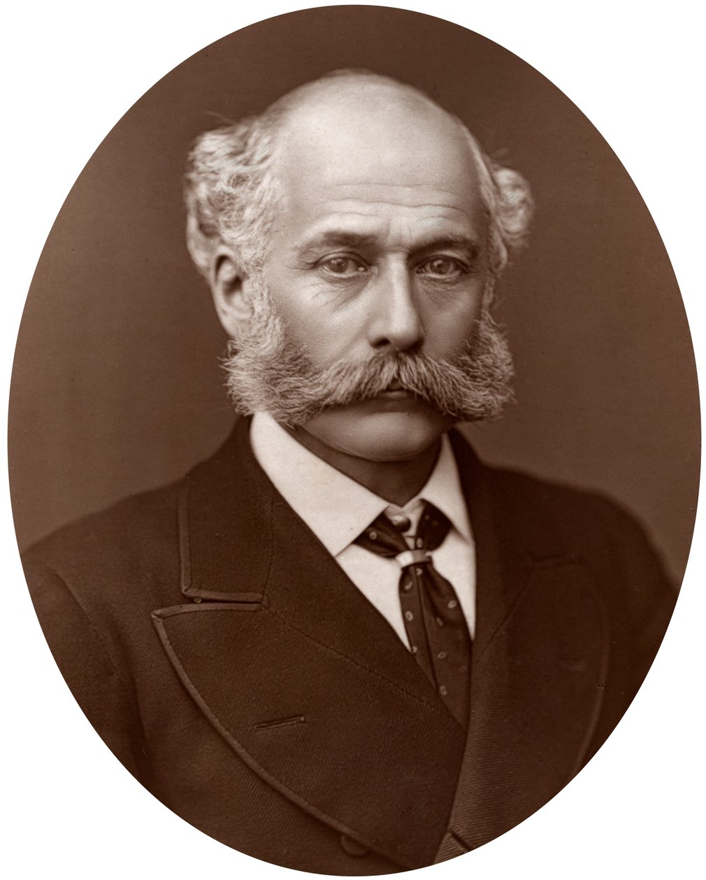 Sir Joseph Bazalgette, britischer Bauingenieur, 1877 von Lock and Whitfield