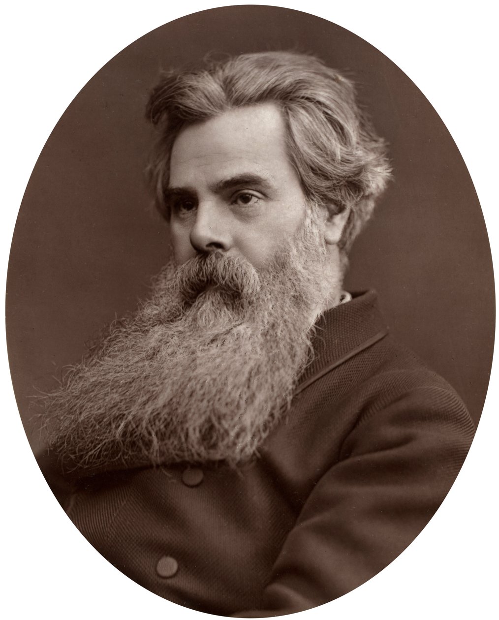 Thomas Woolner, RA, Professor für Bildhauerei an der Royal Academy, 1877 von Lock and Whitfield