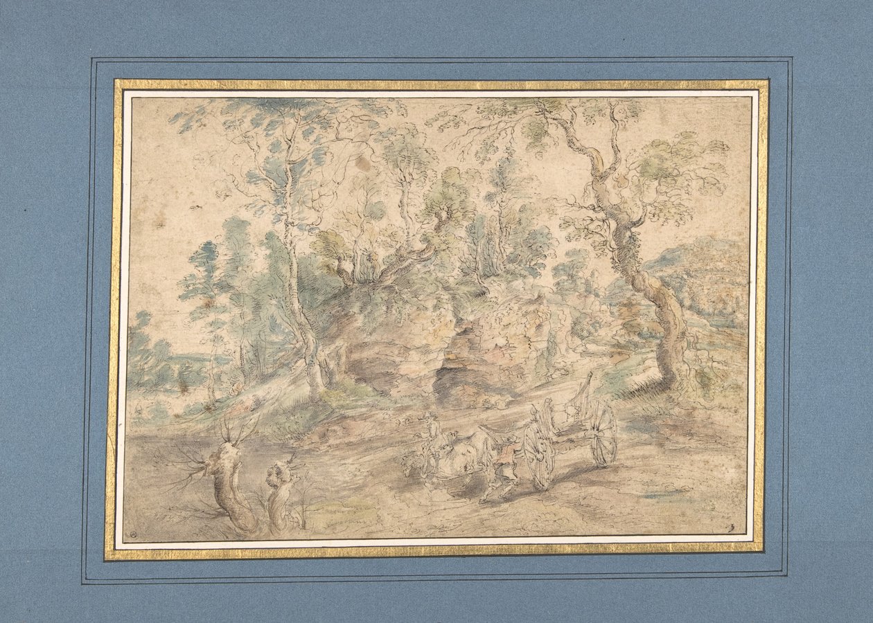 Der Fuhrmann nach Peter Paul Rubens, 1620 von Lodewijk de Vadder