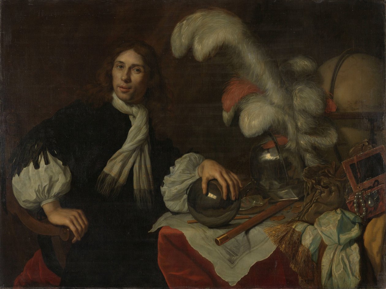 Posthumes Porträt von Aucke Stellingwerff, Admiral von Friesland, getötet 1665 in Lowestoft durch eine Kanonenkugel von Lodewijk van der Helst