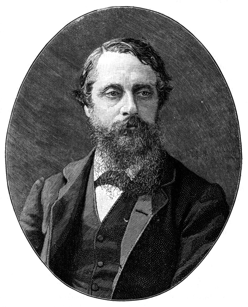 Lord Frederick Cavendish, britischer liberaler Politiker von London Stereoscopic and Photographic Co