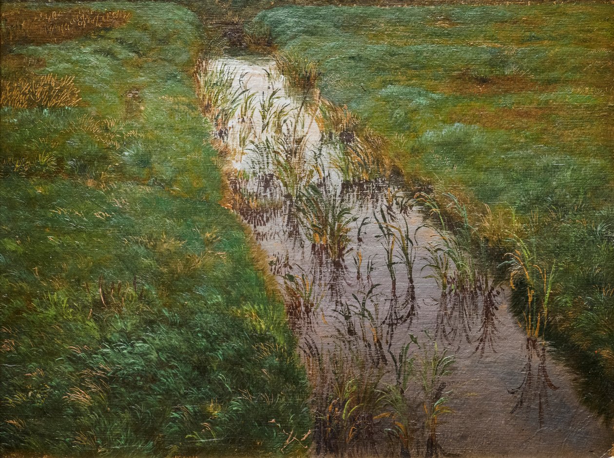 Ein Graben, um 1850 von Lorens Frolich