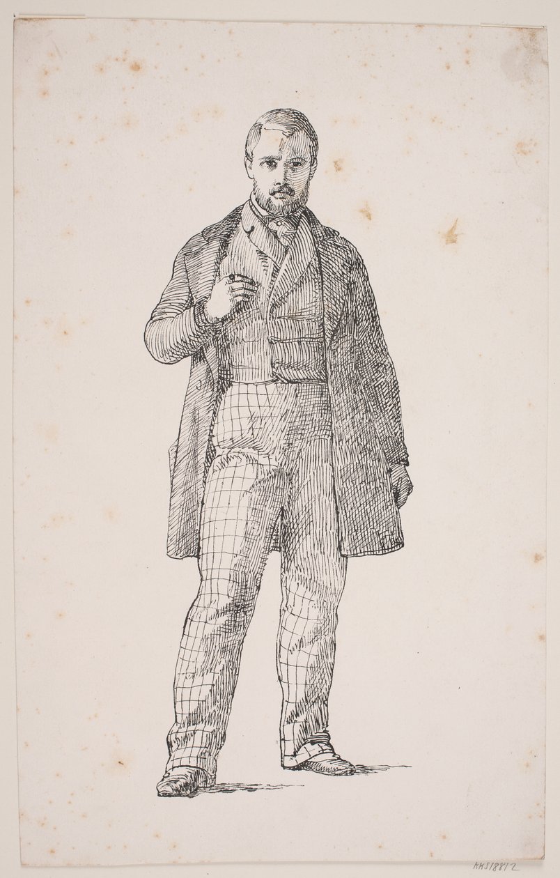 Selbstporträt von L. Frølich von Lorenz Frølich