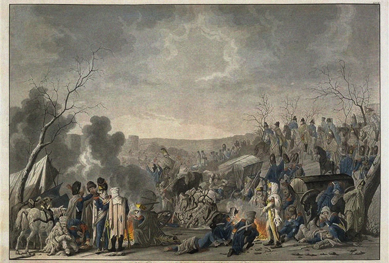 Rückzug der Grande Armée aus Moskau 1812, 1813 von Lorenz Rugendas