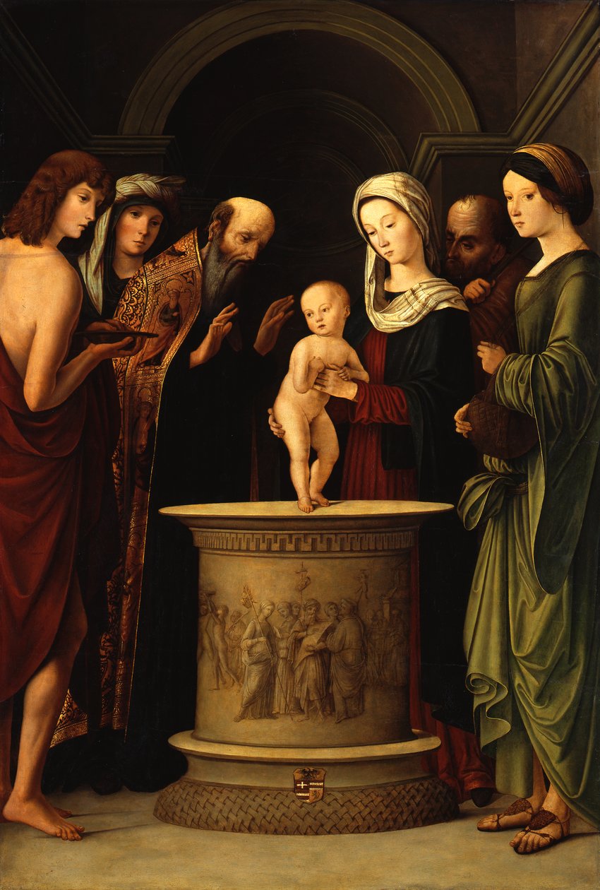 Die Darbringung Christi im Tempel von Lorenzo Costa