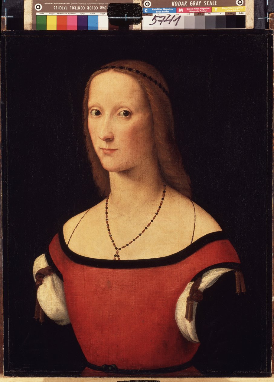 Porträt einer Dame von Lorenzo Costa