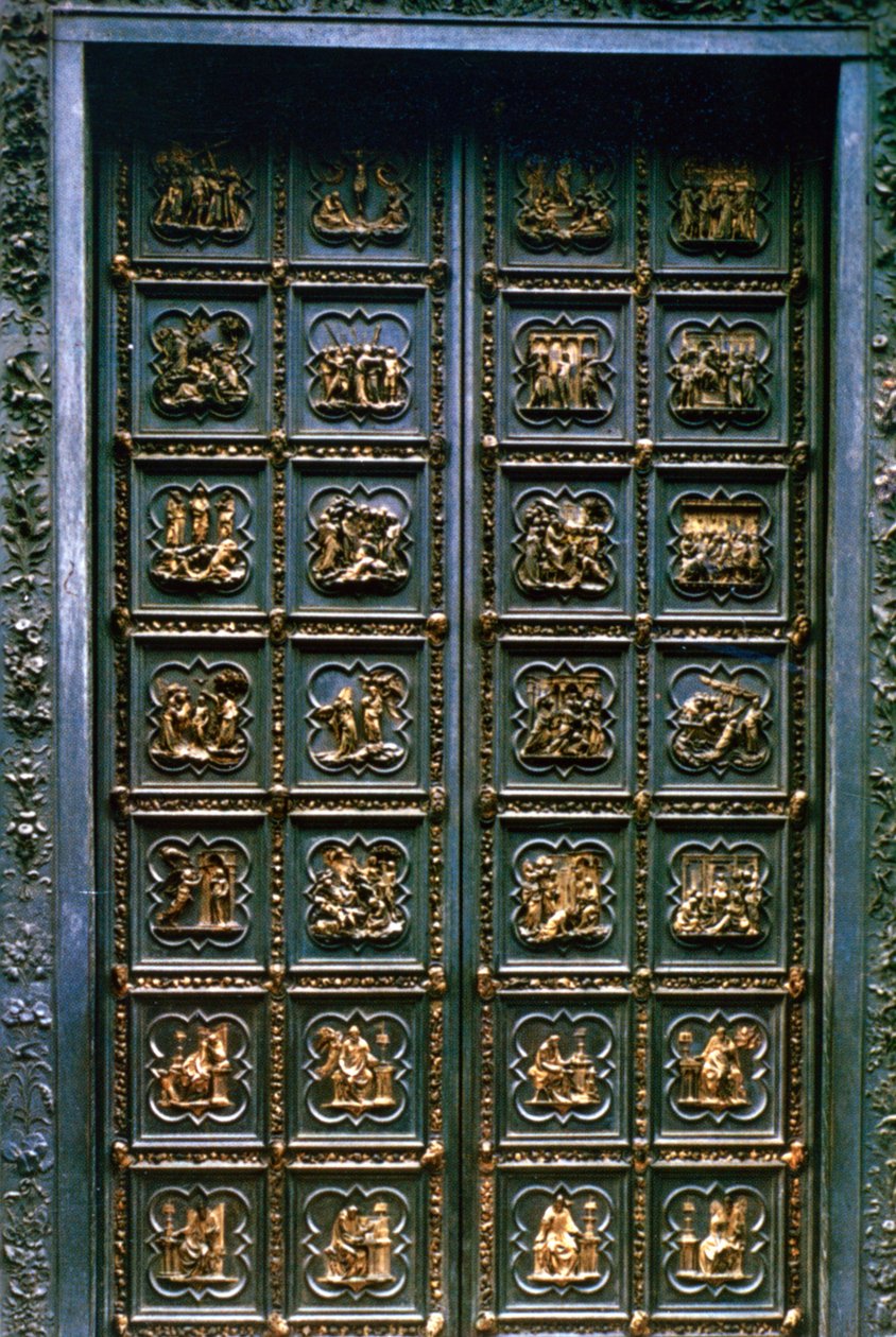 Die Nordtüren des Baptisteriums von San Giovanni, 1403-1424 von Lorenzo Ghiberti