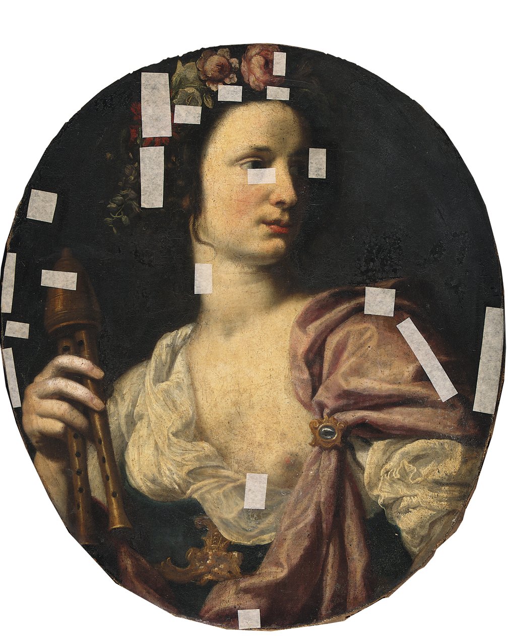 Die Muse Euterpe von Lorenzo Lippi
