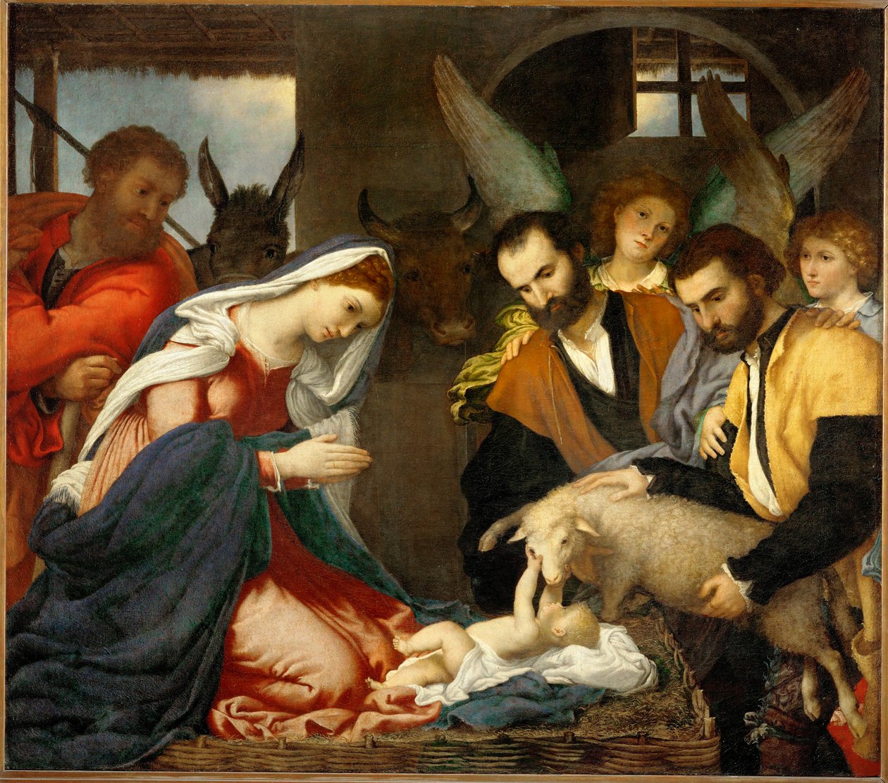 Die Anbetung der Hirten von Lorenzo Lotto