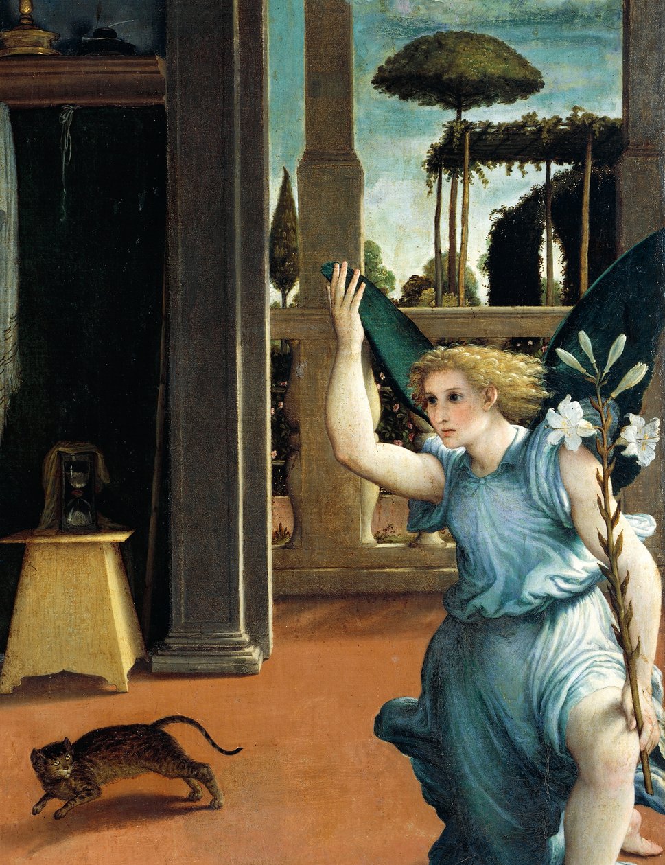 Die Verkündigung von Recanati, um 1532 von Lorenzo Lotto