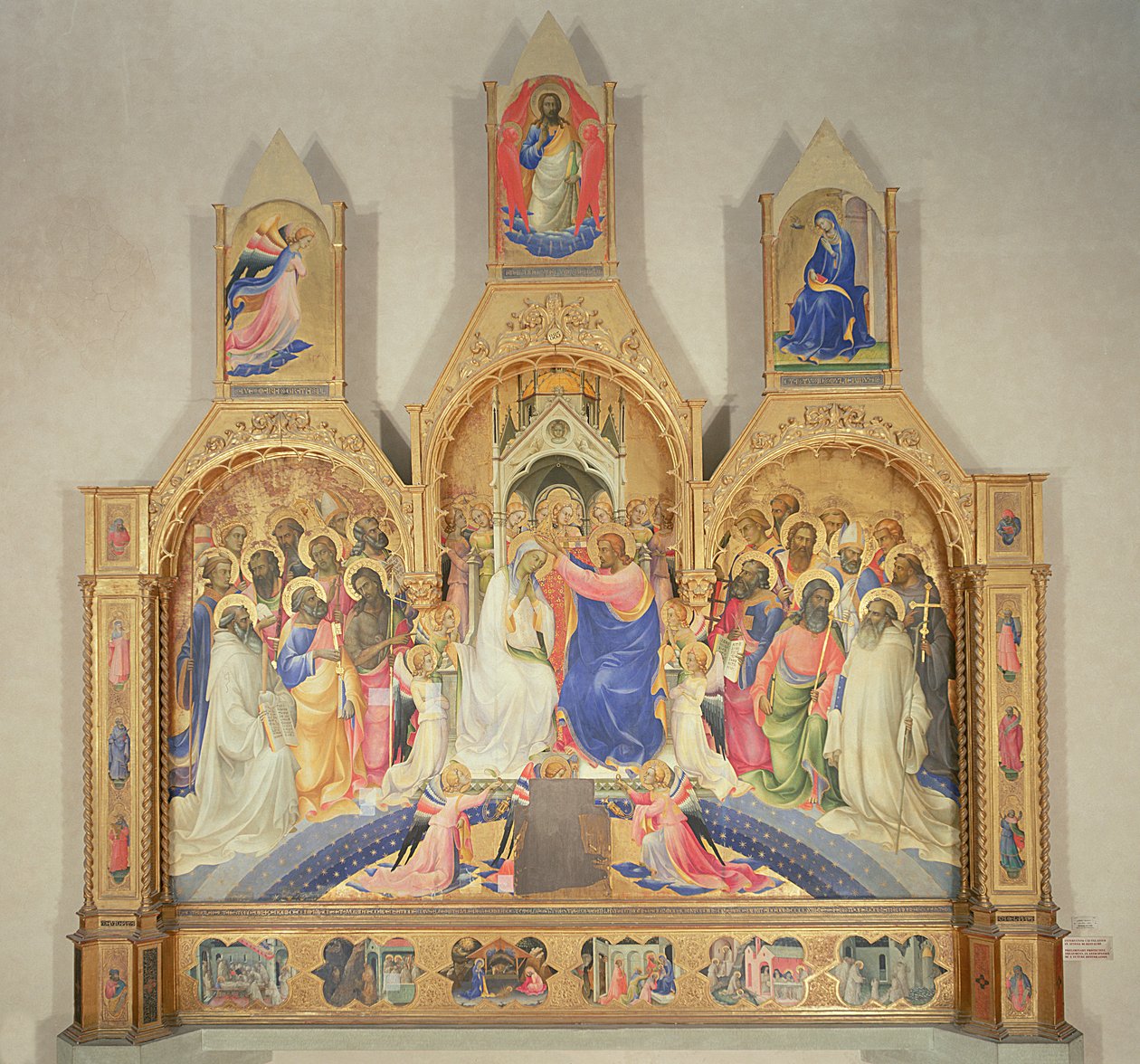 Krönung der Jungfrau, 1414 von Lorenzo Monaco