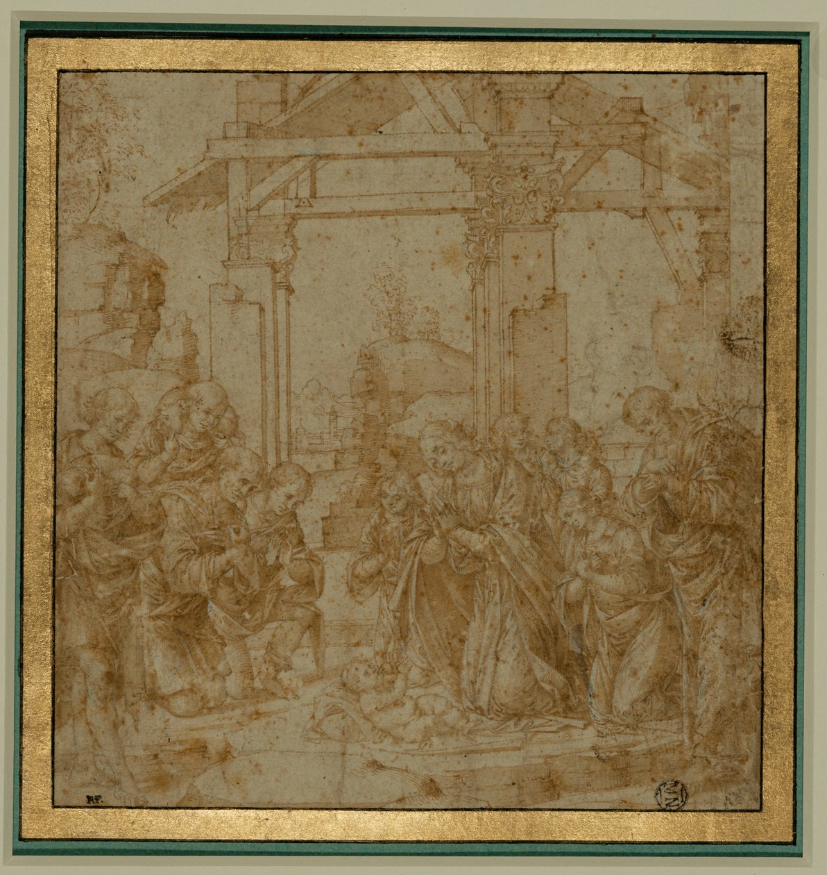 Anbetung der Hirten von Lorenzo di Credi