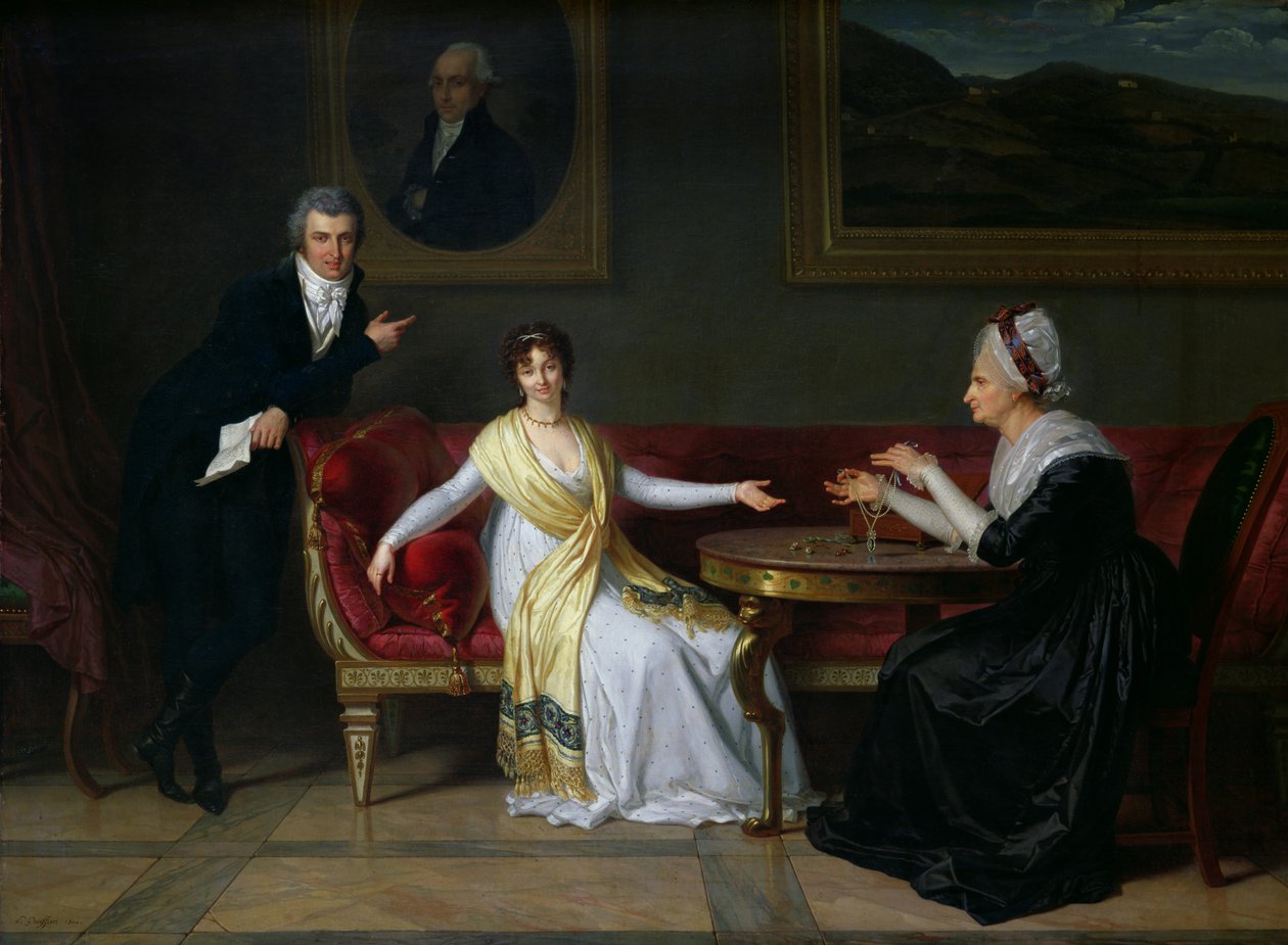Die Familie Salucci, 1800 von Louis Gauffier