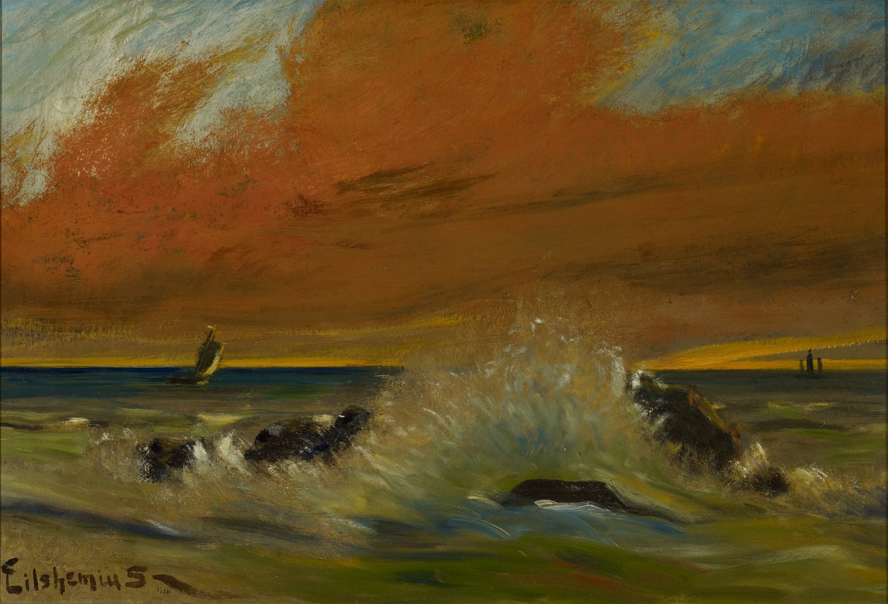 Sonnenuntergang, 1916 von Louis Michel Eilshemius