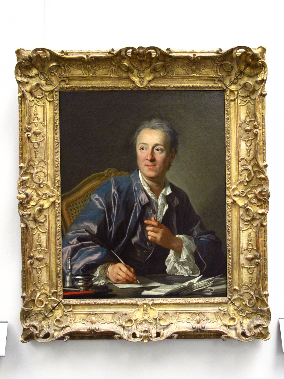 Porträt von Denis Diderot (1713-1784) von Louis Michel van Loo