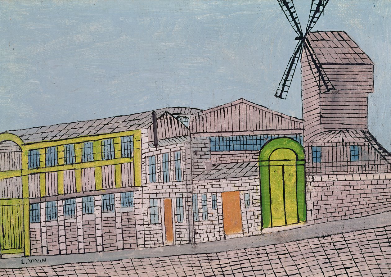 Le Moulin de la Galette, 1926 von Louis Vivin