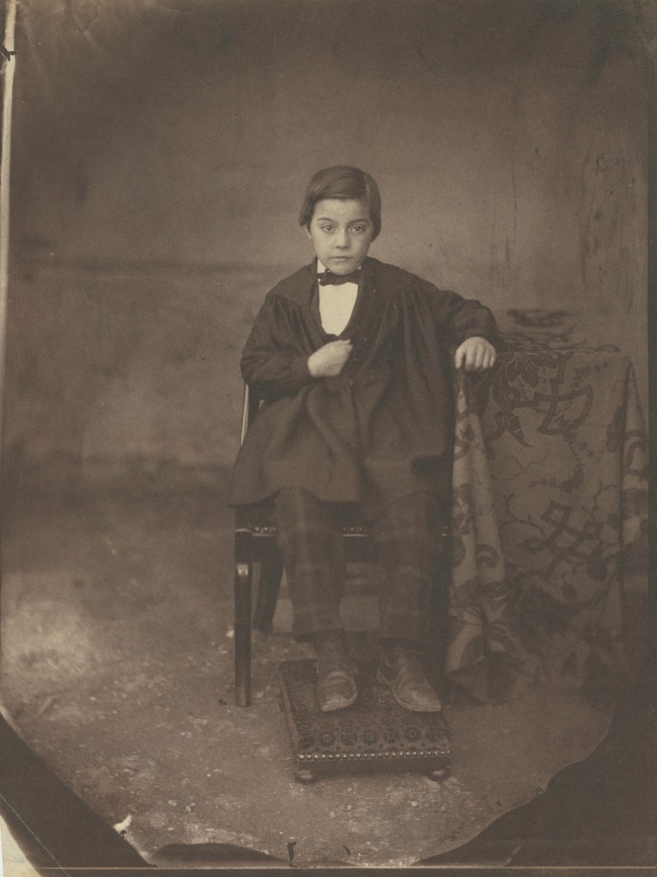 Porträt eines jungen Jungen von Louis Adolphe Humbert de Molard