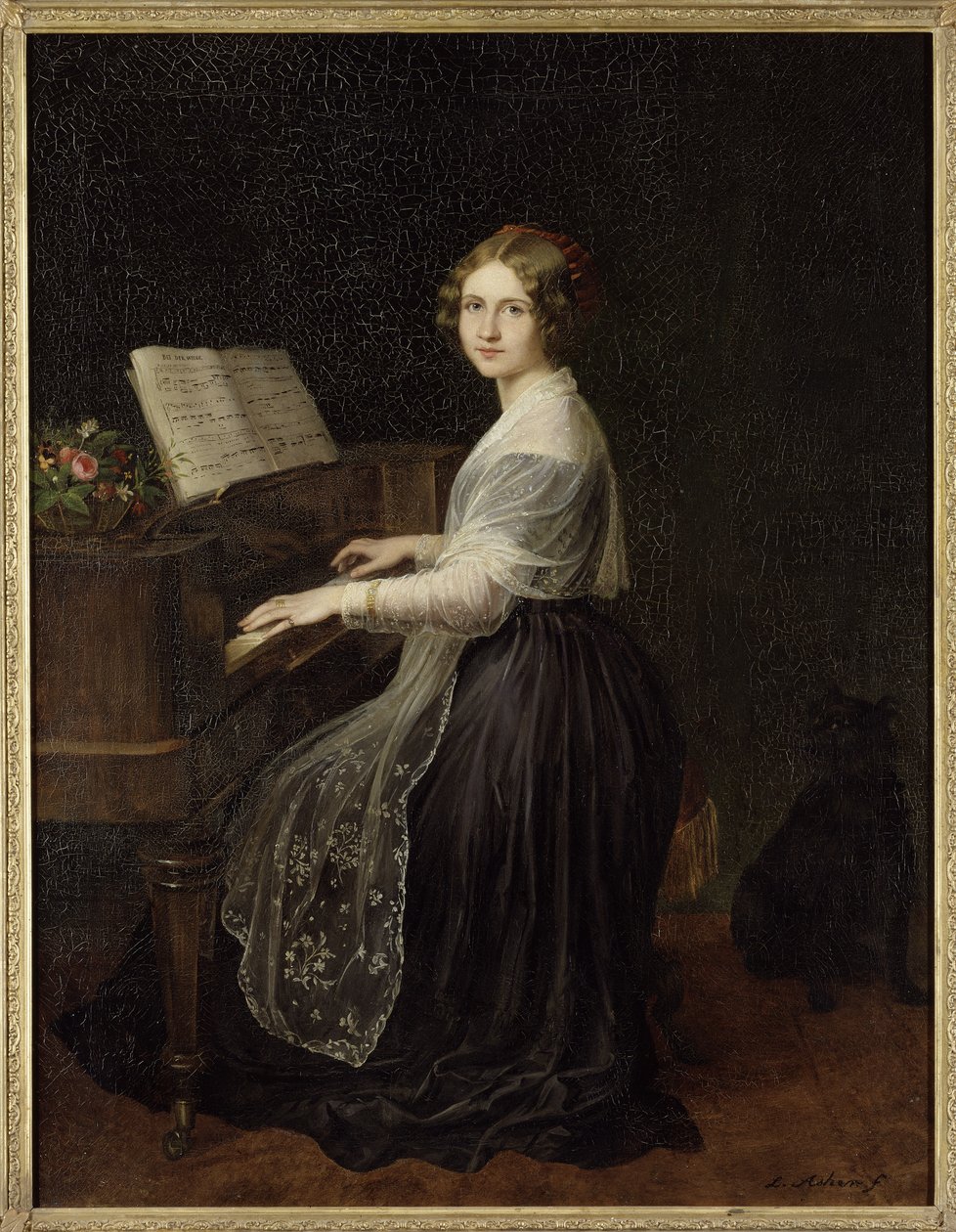 Porträt der Sopranistin Jenny Lind (1820-1887) von Louis Asher