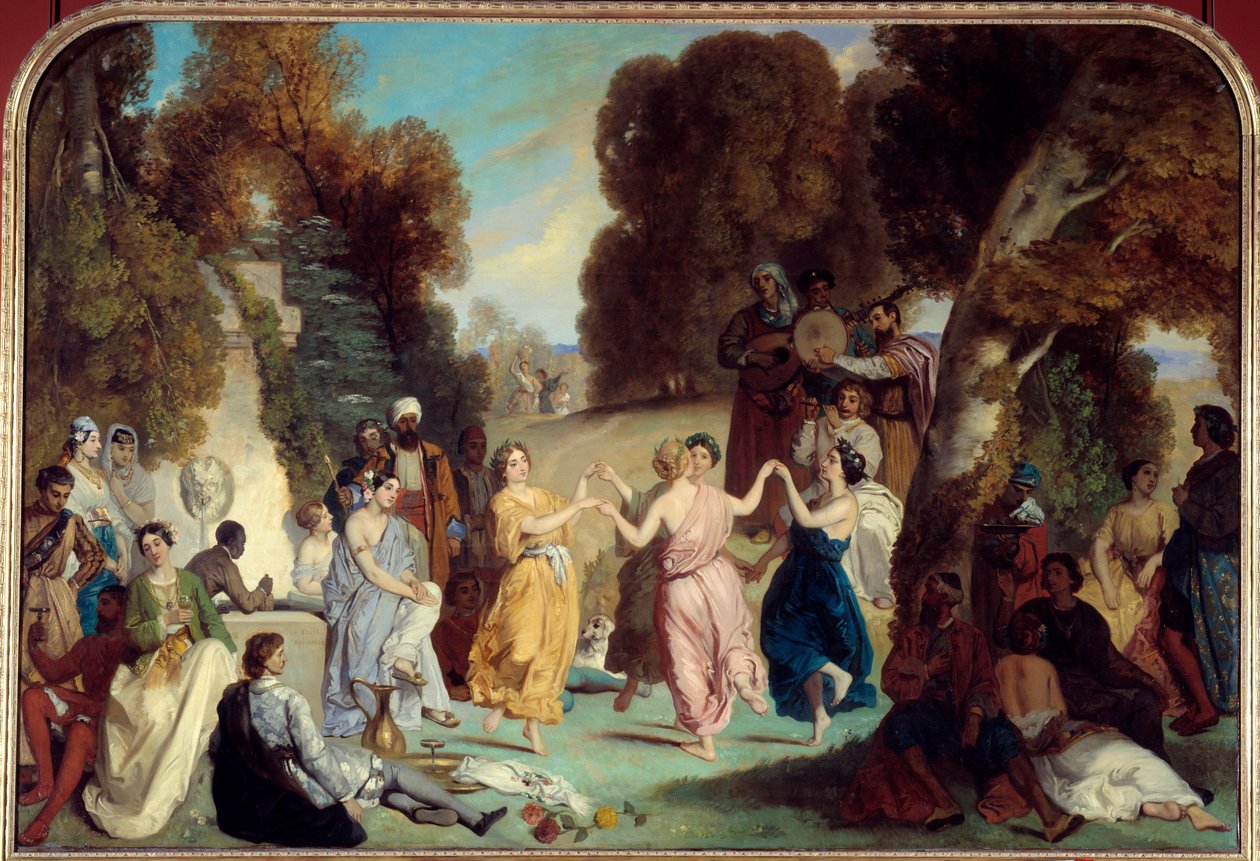 La danse des Muses (1851) von Louis Boulanger