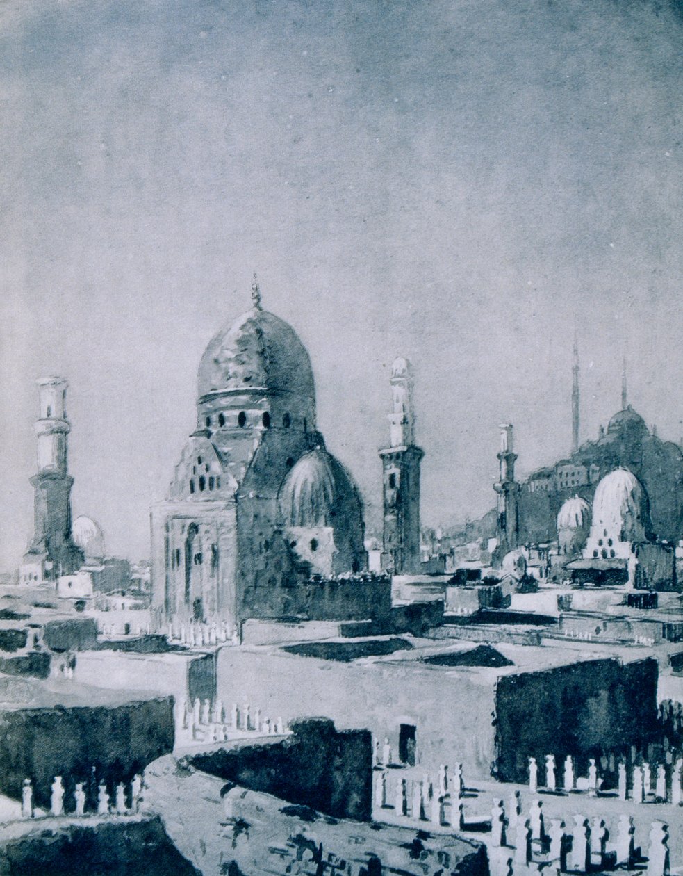 Die Gräber der Kalifen, Kairo, Ägypten, 1928 von Louis Cabanes