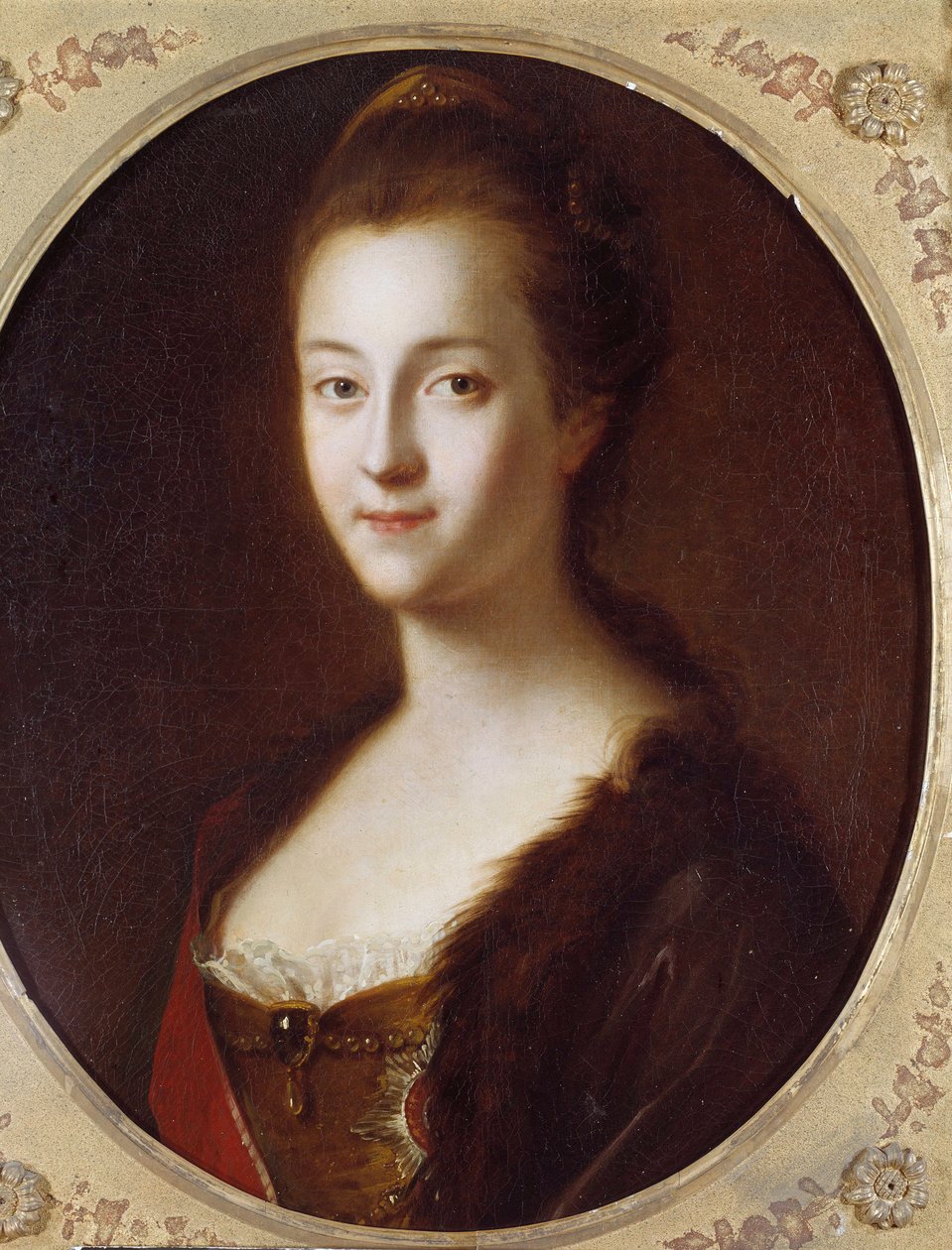Porträt von Katharina II. (1729-1796), Kaiserin von Russland von Louis Caravaque