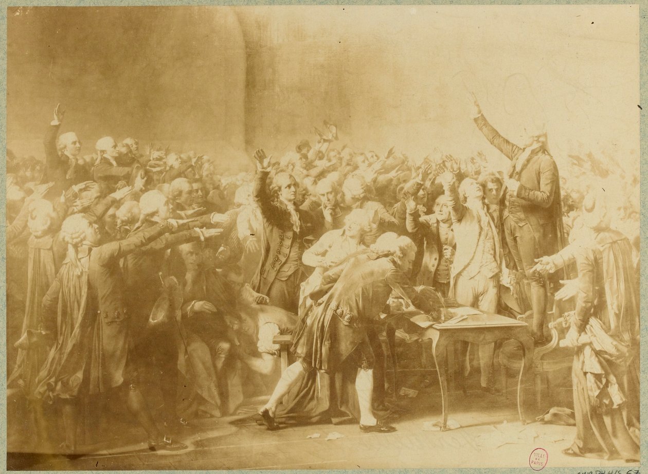 Der Ballhausschwur, 20. Juni 1789 von Louis Charles Auguste (after) Couder
