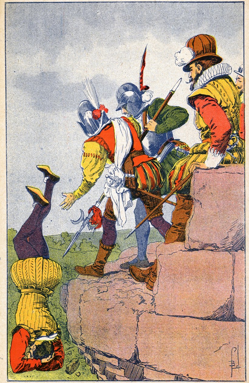 Grausamkeit der protestantischen Armee des Barons des Adrets von Louis Charles Bombled