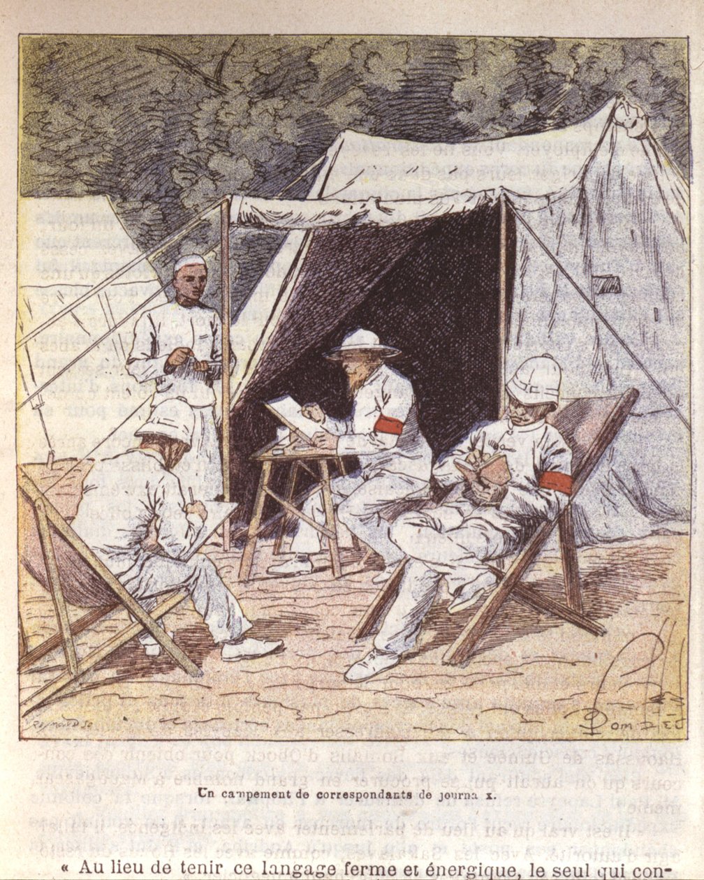 Französische Kriegskorrespondenten in Madagaskar zur Zeit der Annexion durch Frankreich 1895-96 von Louis Charles Bombled