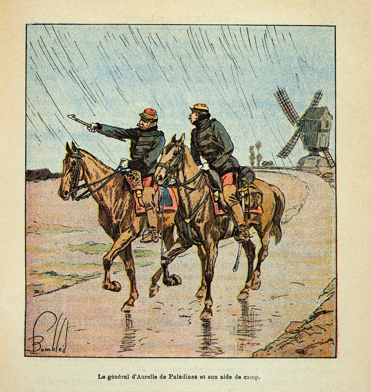 Die Armee der Loire von Eugene Sergent, illustriert von Louis Bombled (Deutsch-Französischer Krieg; Feldzug von 1870-1871): General d