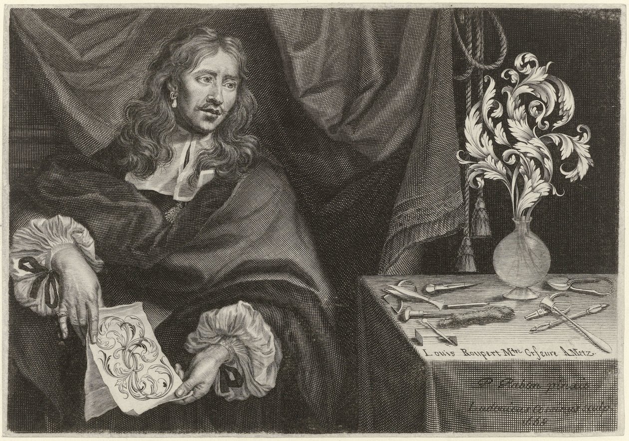 Titelblatt mit dem Porträt von Louis Roupert von Louis Cossin