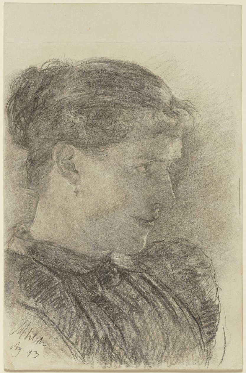 Porträt der Schwester des Künstlers von Louis Eysen
