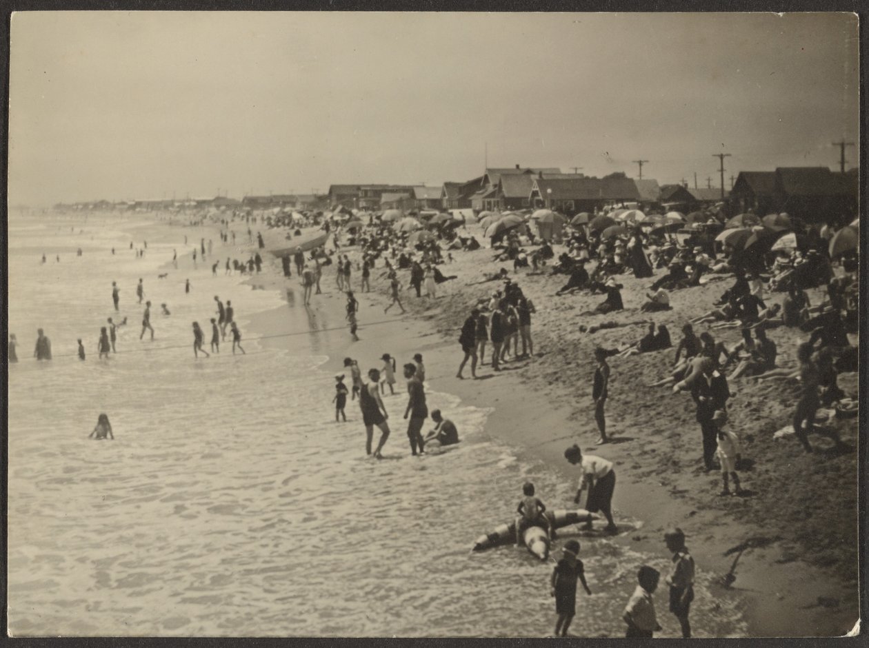 Strandszene von Louis Fleckenstein