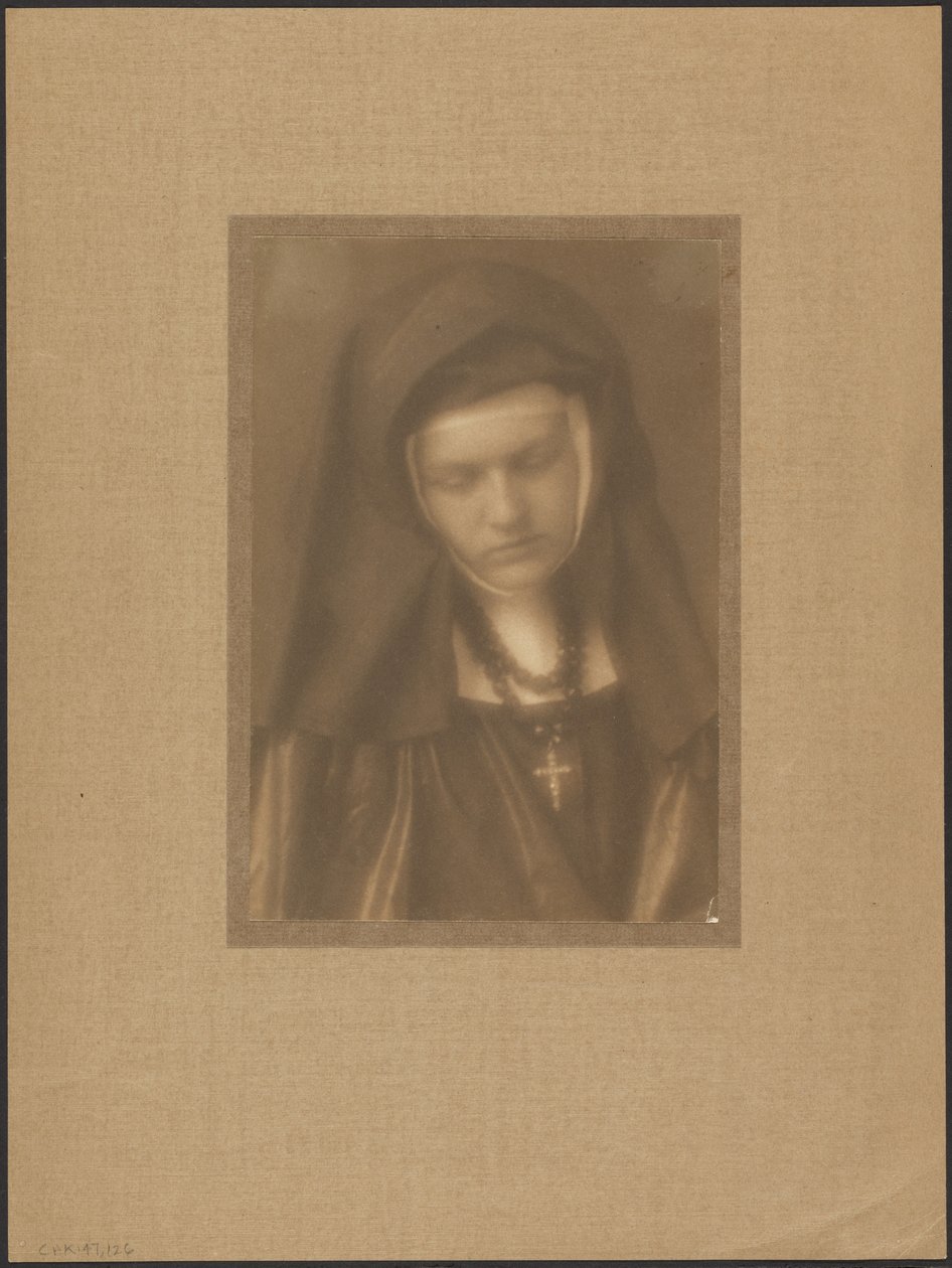 [Porträt einer Nonne] von Louis Fleckenstein