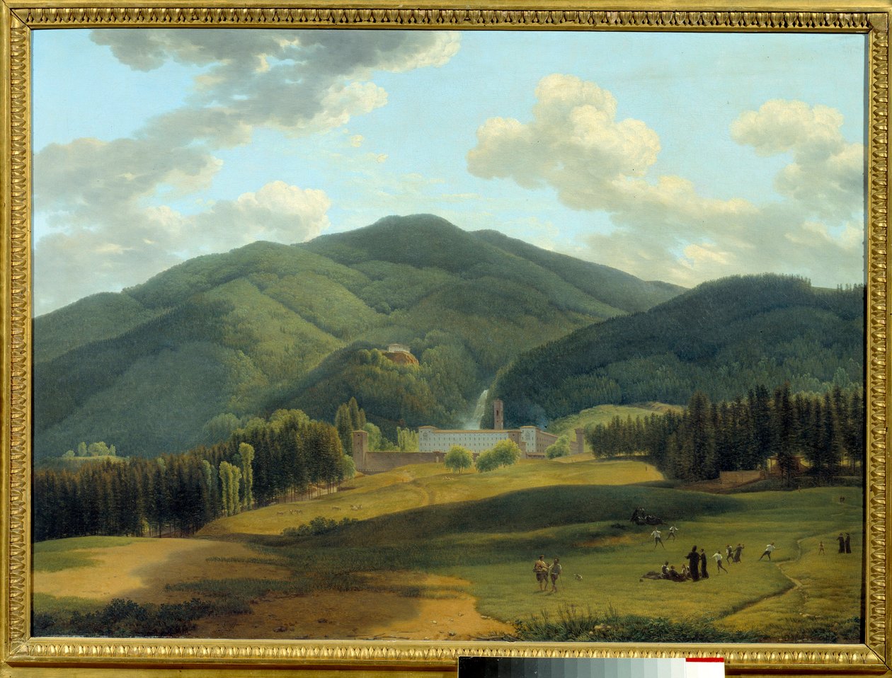 Die Abtei von Vallombrosa. Gemälde von Louis Gauffier (1761-1801) von Louis Gauffier