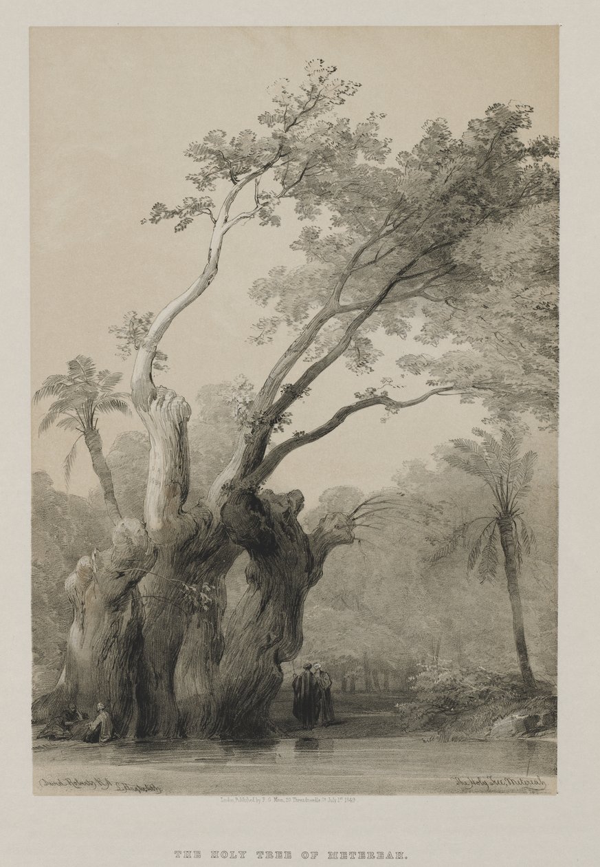 Ägypten und Nubien, Band III: Der heilige Baum von Metereah von Louis Haghe