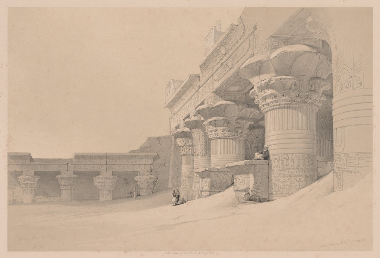 Ägypten und Nubien: Band I - Nr. 10, Edfou von Louis Haghe