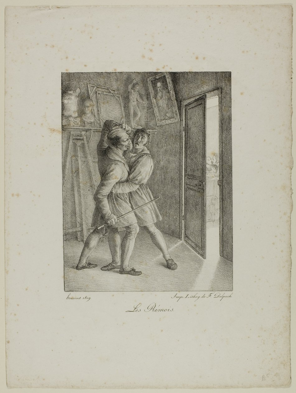 Die Männer aus Reims von Louis Hersent