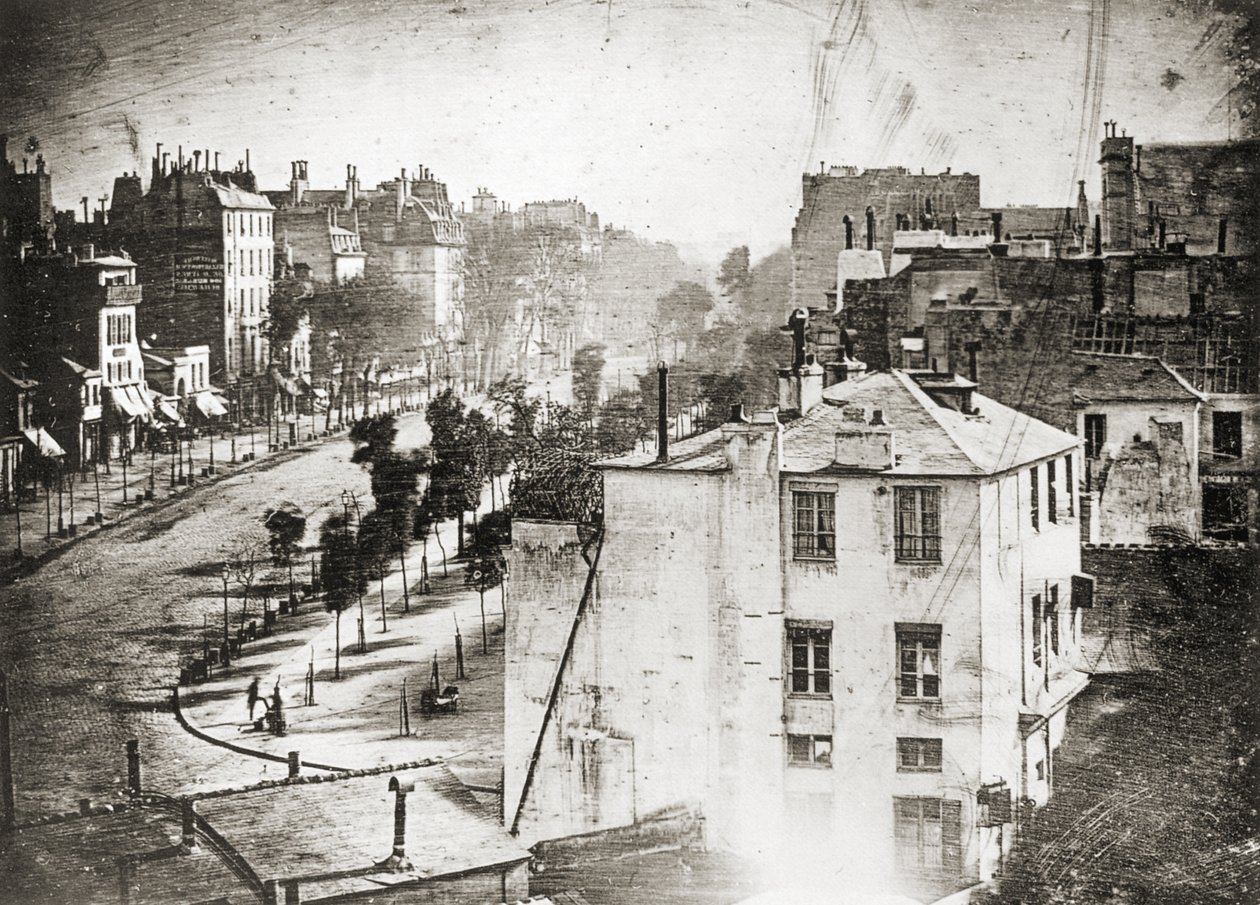 Boulevard du Temple von Daguerre von Louis Jacques Mande Daguerre