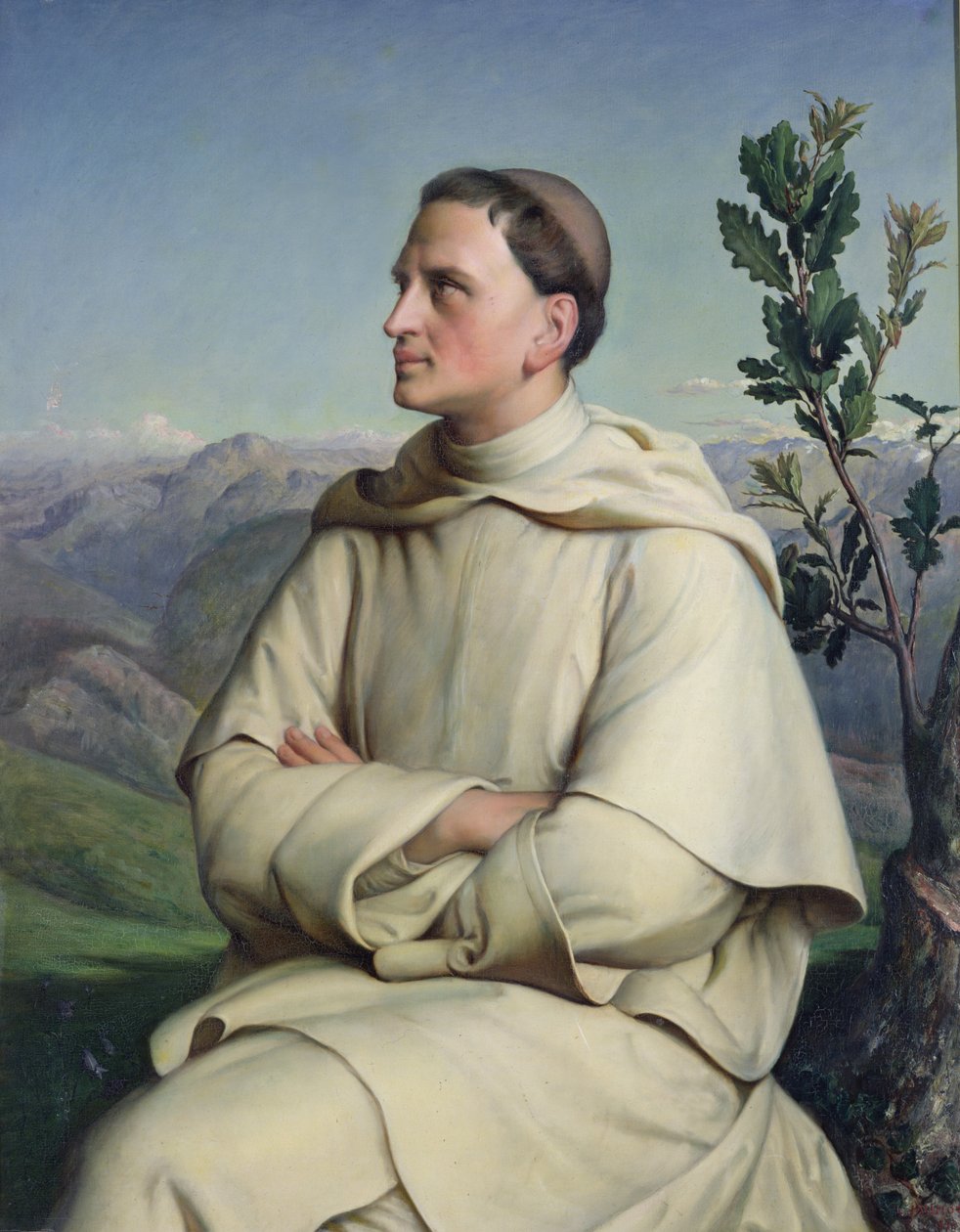 Henri Lacordaire (1802-61) in Sorreze, 1847 von Louis Janmot