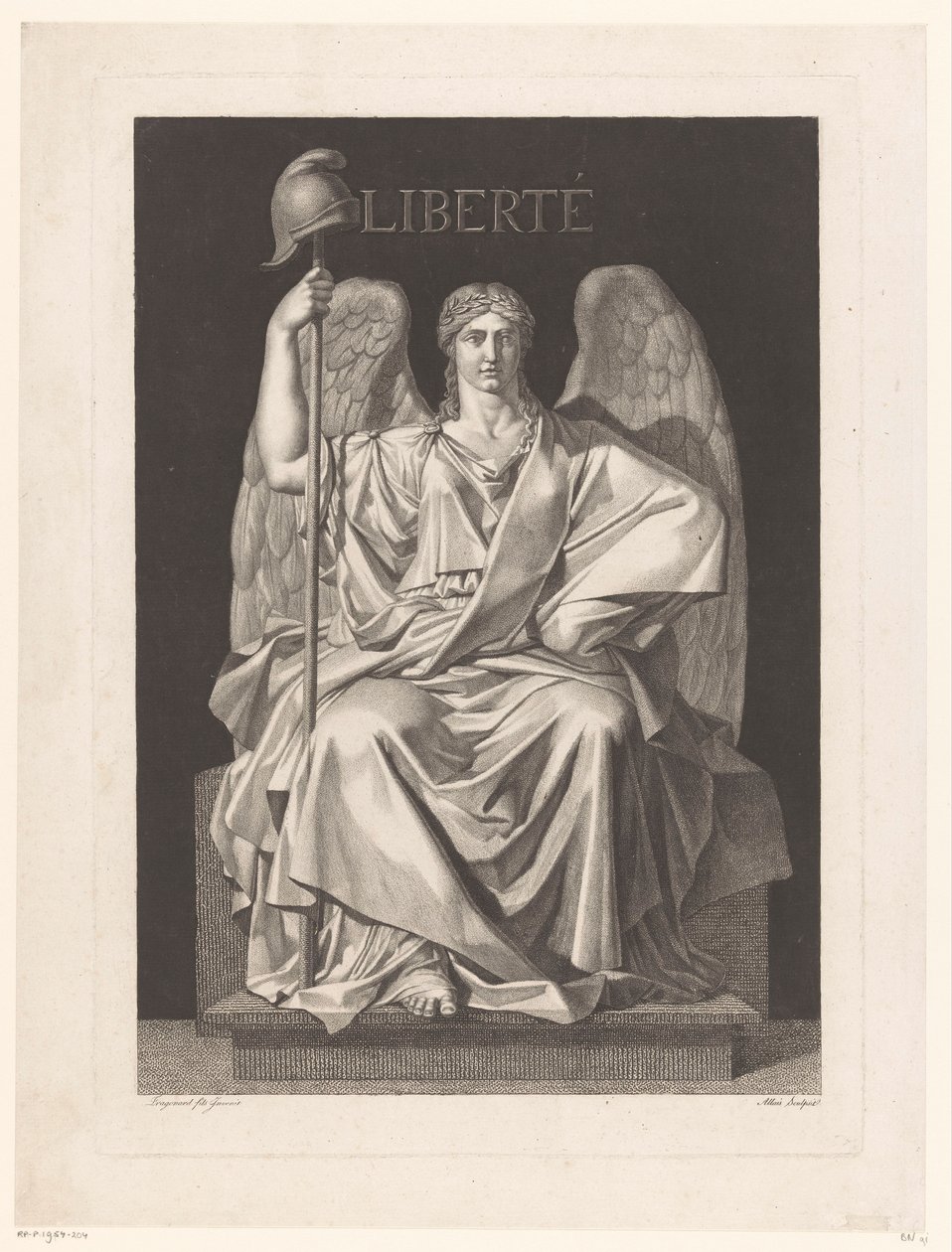 Allegorische Darstellung der Freiheit von Louis Jean Allais