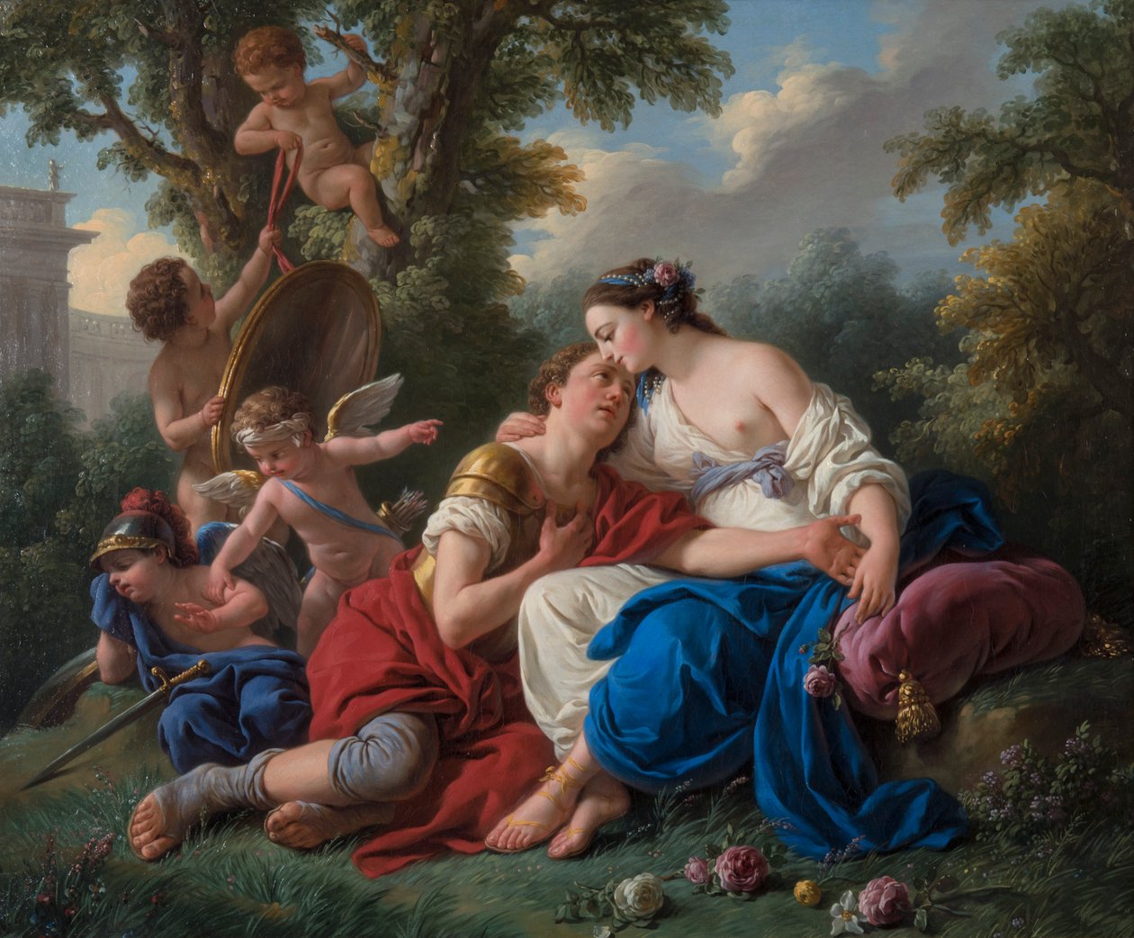 Rinaldo und Armida von Louis Jean François Lagrenée