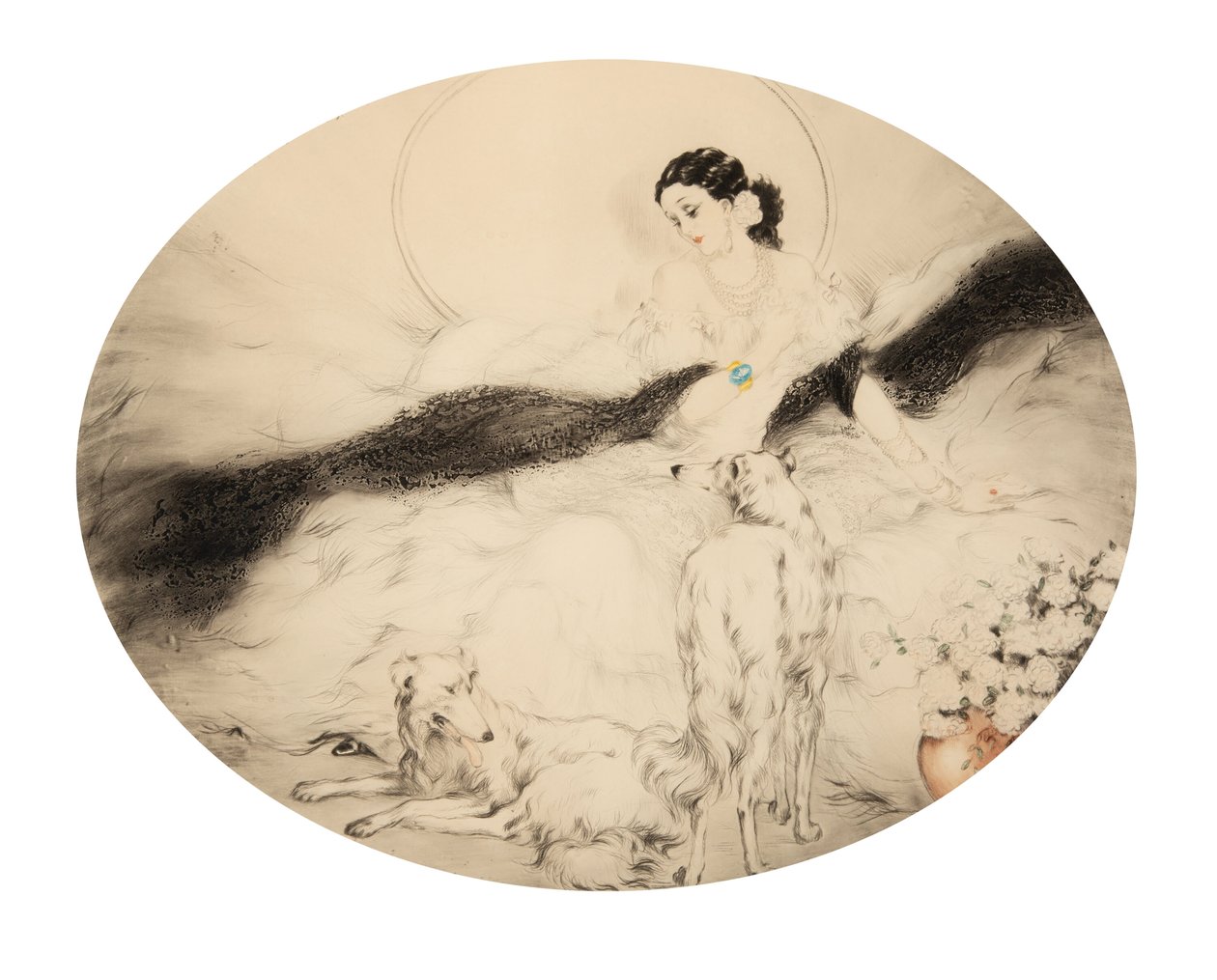 La Dame aux Camelias, 1927 von Louis Justin Laurent Icart