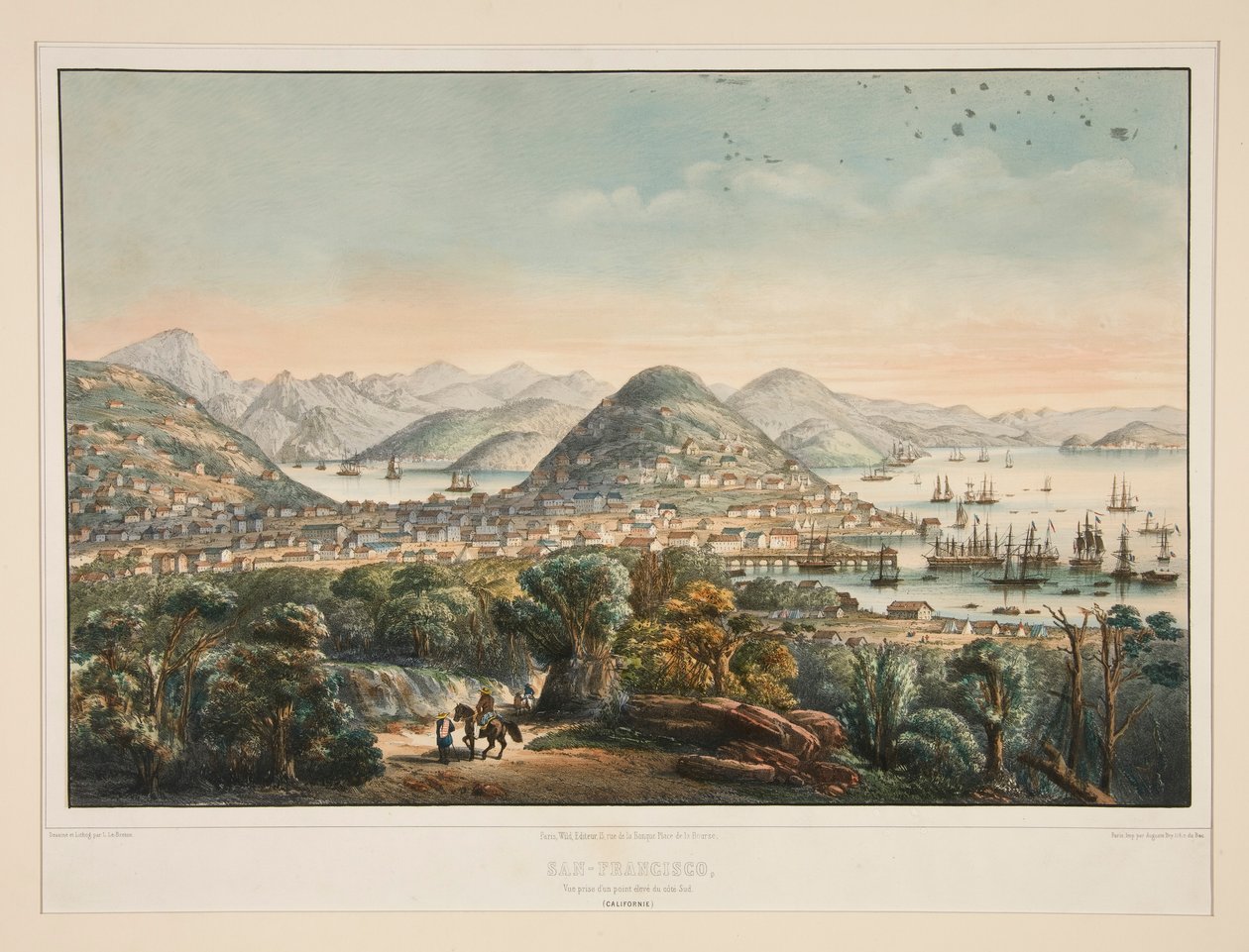 San-Francisco, / Vue prise d von Louis Le Breton