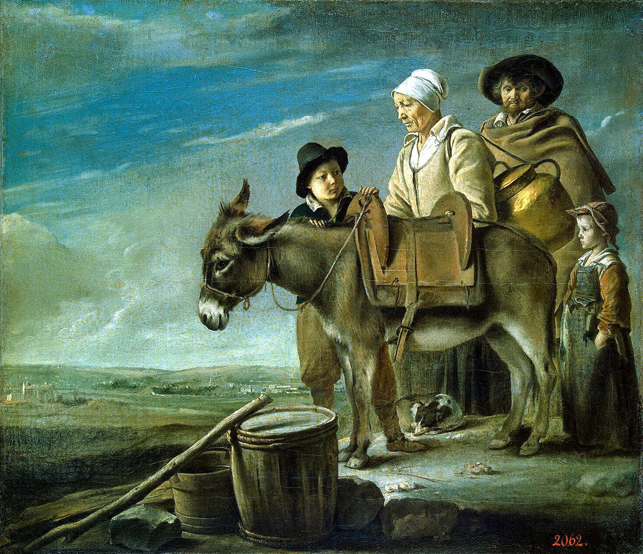 Die Familie der Milchmädchen von Louis le Nain