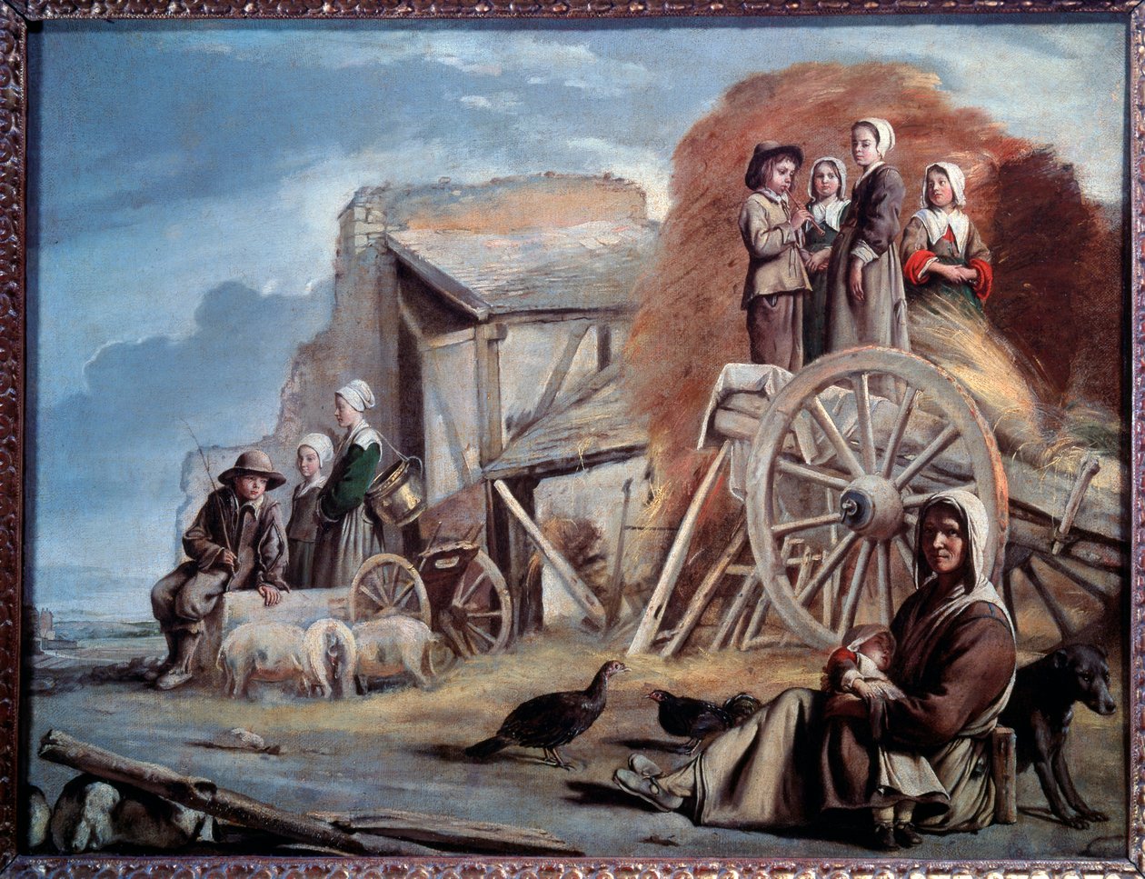 Der Heuwagen oder die Rückkehr des Heus von Louis le Nain