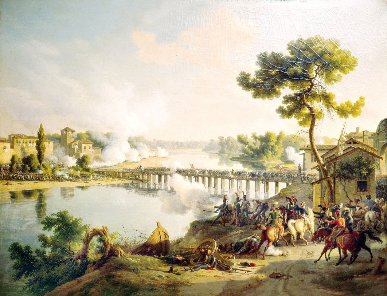 Schlacht von Lodi (1796) von Louis Lejeune