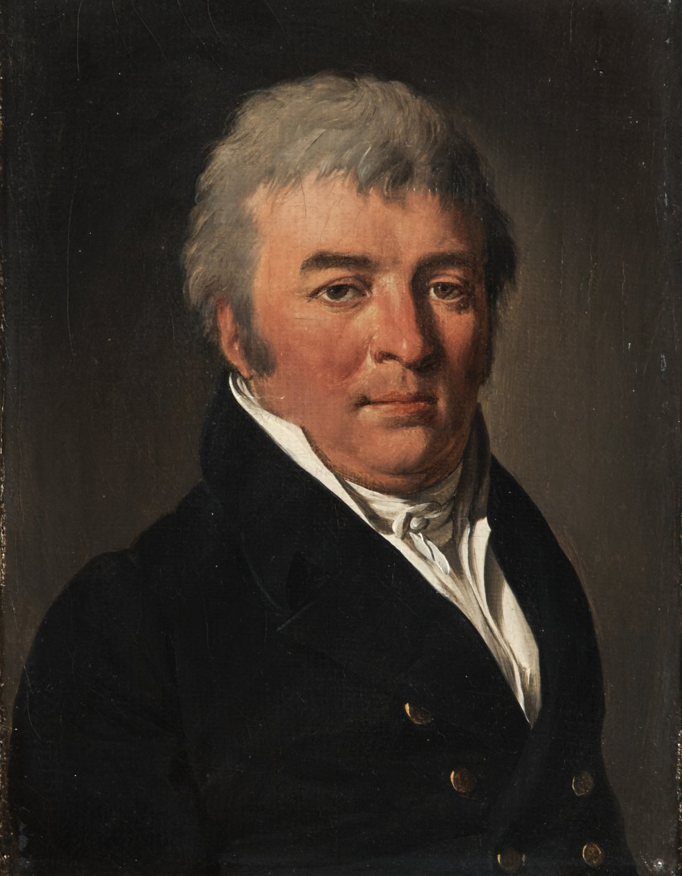 Porträt eines Mannes mit geknöpfter Jacke von Louis Leopold Boilly