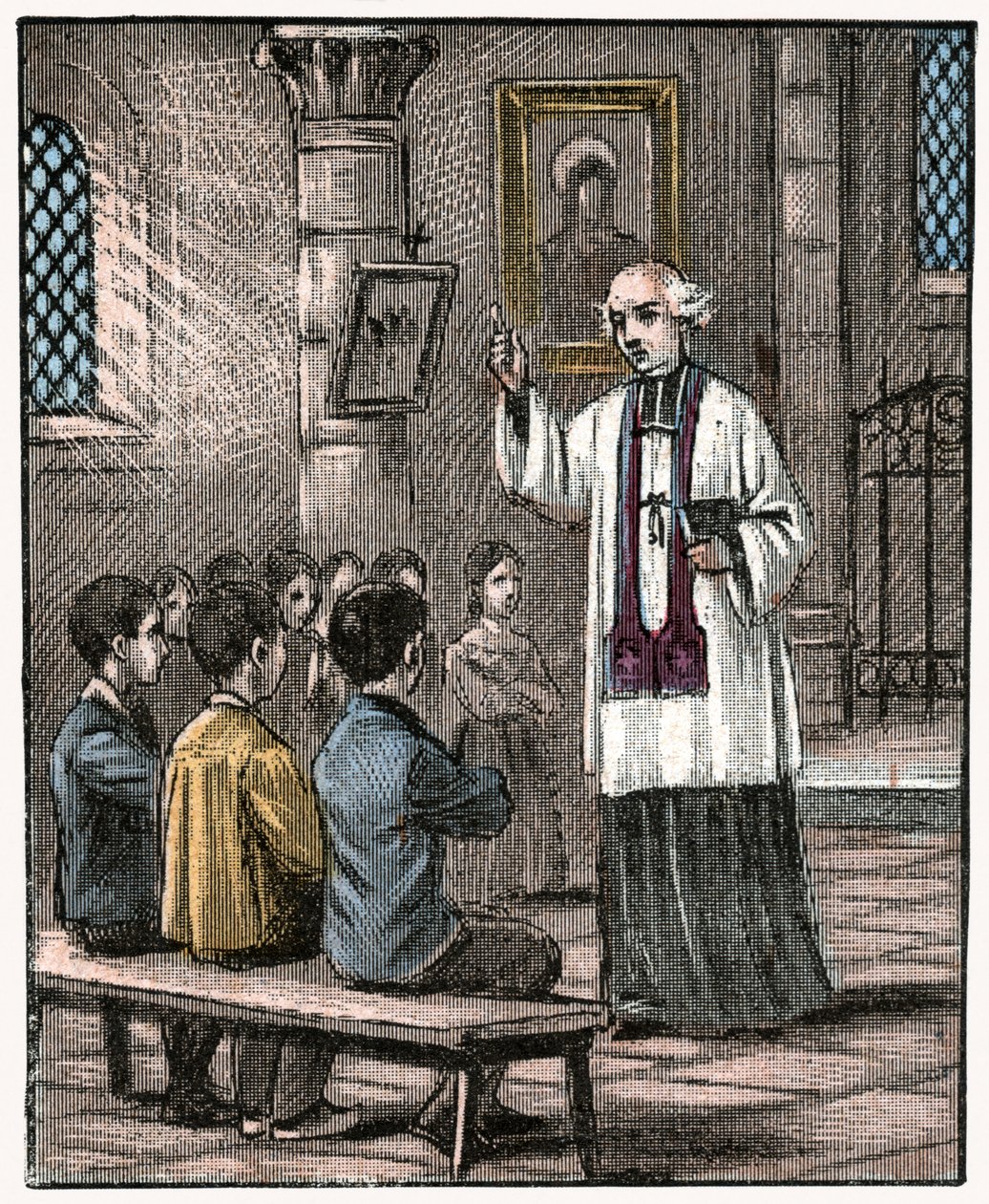 Erstkommunion, ca. 1880 von Louis Maitrejean