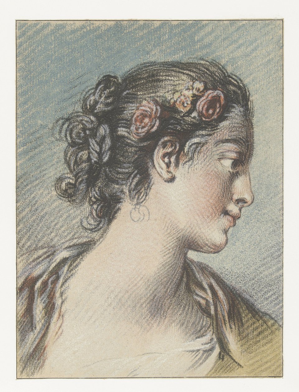 Büste eines jungen Mädchens von Louis Marin Bonnet